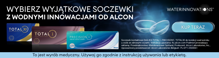Baner: Soczewki z wodnymi innowacjami od Alcon
